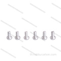 M3x12mm 7075 สกรูหัวอลูมิเนียม Botton สำหรับโดรน